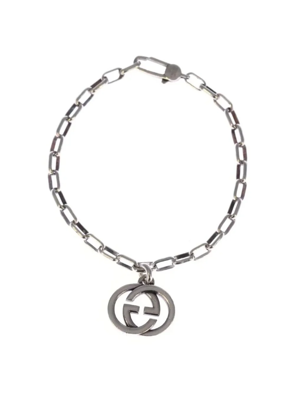 Gucci Interlocking Bracelet Silver